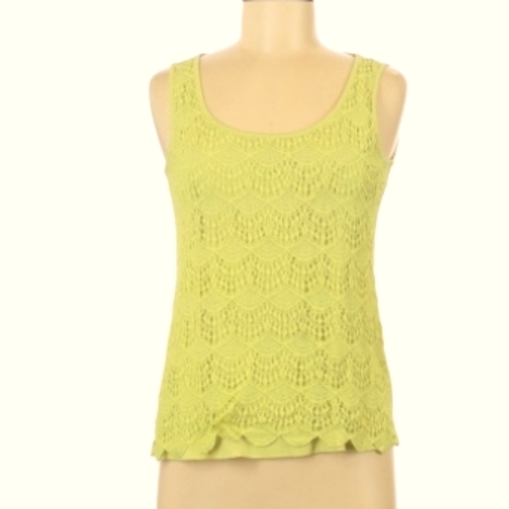 Ivanka Trump Sleeveless Medium Boho Top